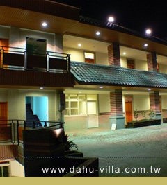 劍湖山民宿大湖山莊夜景